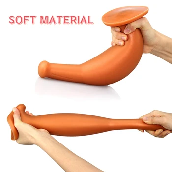3-størrelser Flaske Form Enorm Dildo anal plug med Blød Kunstig Penis Med Stærk Sugekop Kvindelige Vagina Stimulator sexlegetøj for par