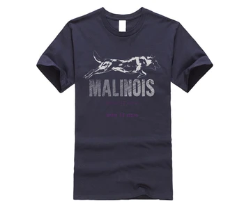 Malinois - Belgiske Hyrde - Mechelaar t-shirt Mode Custom Rund Hals