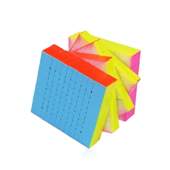 YUXIN Huanglong Professtional 10*10*10 Stickerless Magic Cube Hastighed Puslespil 10x10 Cube Pædagogisk Legetøj Gaver 105mm