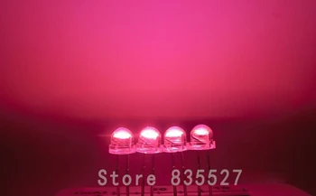 1000pcs/masse 5mm Pink LED strå hat F5 kæmpe stor chip super lyse LED-light emitting diode lampe perler til gør det selv-lys
