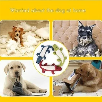 Hund legetøj, Sengetøj, Bløde krokodille Dyr stykke Legetøj Hund Tygge Pibende Støj Rengøring Tænder Toy Molar Rekvisitter med lyd #3N13