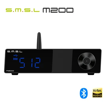 SMSL M200 AK4497EQ DAC Bluetooth-5,0 Støtte 32Bit/768KHz DSD512 Dekoder med Fjernbetjening