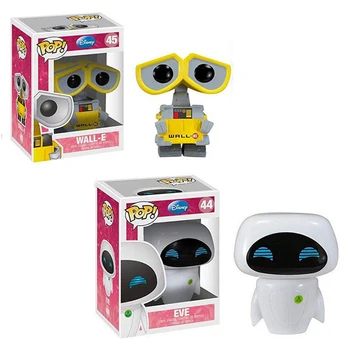 FUNKO POP Disney Pixar Film Anime tal legetøj EVA & WALL-E Vinyl Action Figur Samling Model legetøj til Børn i Fødselsdagsgave
