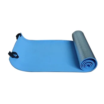 SYR Ekstra Tyk Camping Picnic Pad Yoga Måtte Sove Udendørs Madras Fitness-Måtten (Blå, Sølv)