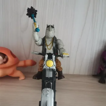 Kloak skildpadder anime handling figur præfekten kvalitet Rocksteady drev motorcykel håndlavet legetøj for børn