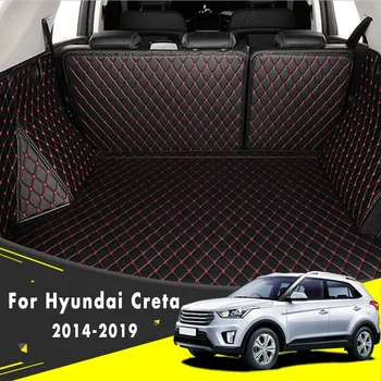 Bil Styling Tæppe Tæpper Fragt Liners Brugerdefinerede gøre Bilens Bagagerum Mat For Hyundai Creta ix25 2016 2017 2018 2019