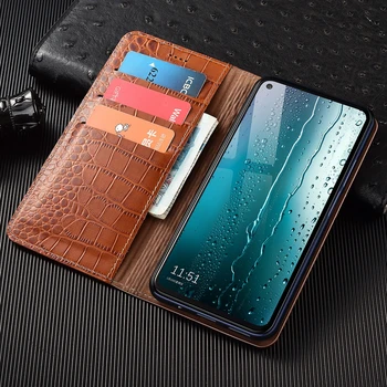 Luksus Pung i Ægte Læder Flip Phone Case For Xiaomi Redmi Note 9 9s 8T 7 8 9 Pro K20 K30 Ultra 7A 8A 9A 9C NFC Dække Sagen