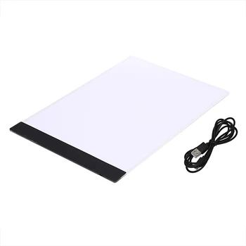 5V 2,8 W Grafik Tablet A5 LED Tegning Tablet Tynd Kunst Stencil tegnebrættet lyskasse Opsporing Tabel Pad 24*15cm