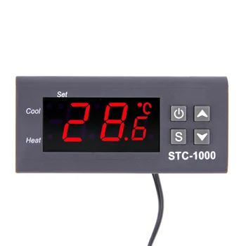 Kvalitet Universal Digital STC-1000 Temperatur Controller Termostat med Sonde -50~99C 220 V Akvarium w/Sensor til Alle Formål