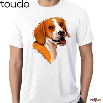 Sjovt Tøj Casual Korte Ærmer Beagle T-Shirt, T-Shirt