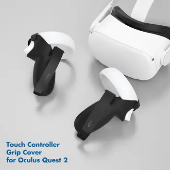 KIWI design Greb Dækning For Oculus Quest 2 Touch Controller Grip Tilbehør Anti-Kaste Håndtere Ærme Med Justerbar håndledsrem