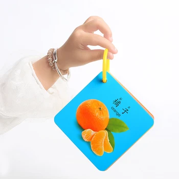 45pcs Baby Kognitive Flash-Kort Kinesiske engelsk Tidlig Læring Legetøj Uddannelse Kort Til Børn, Dyr, Grøntsager, Frugt Karakter