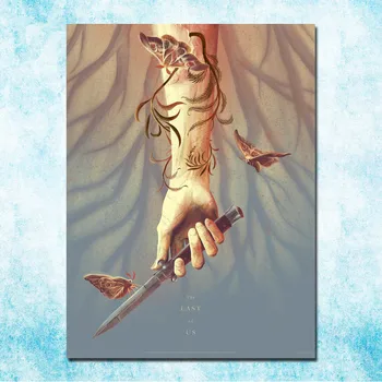 Den Sidste Af Os Hot Spil, Kunst Silke Plakat Lærred Print 13x18 24x32 Cm-006