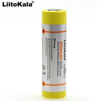 2STK Liitokala Oprindelige 18650 3,7 V 2500mAh HE4 Genopladeligt batteri Max 20A 35A decharge For Elektroniske cigaret batterier