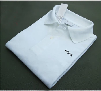 Sommer Sport Casual Trendy Mænd Trykt Polo Shirts til Mænd Casual Street Business Kort Ærme Bomuld Jakke Revers
