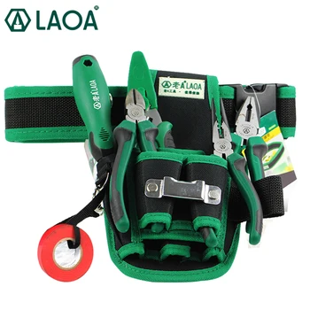 LAOA Elektriker Værktøj Taske Multifunktions Værktøj, Håndtaske 600D Vandtæt pose