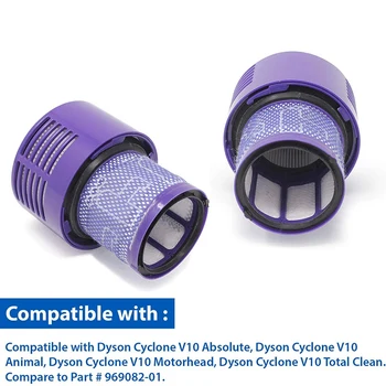 4 Støvsuger Tilbehør, Filtre, Vakuum-Filtre, der er Kompatible med Dyson V10