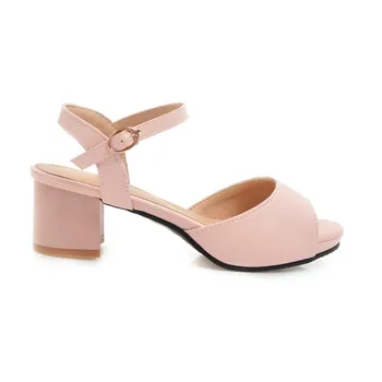 MORAZORA 2020 nye ankomst kvinde sandaler stor størrelse 34-47 sommer sko enkel spænde mode sko komfortable firkantet hæl sko