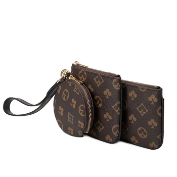 Mode Luksus brand designer kvinders håndtasker 3-I-1 Kobling taske 2020 ny aften taske mobiltelefon taske lang tegnebog kortholderen
