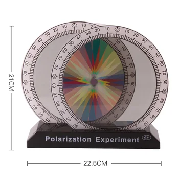Polarisator Lys Polarisering Demonstrant Studerende Eksperimentel Undervisning Aids Fysik Optiske Test Instrument Farve Polarisator