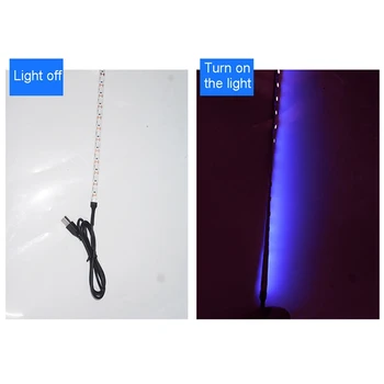UVC-Bakteriedræbende Lampe Desinfektion Lys Bar 5V Baktericide Lampe Ozon til Desinfektion Mider Lys Strips LED Strip Light 50X1cm
