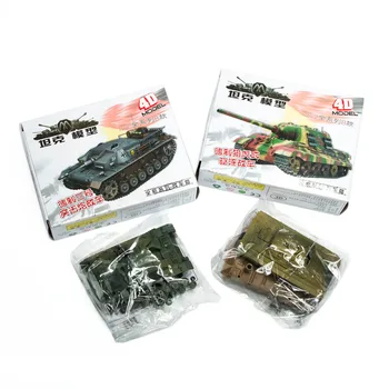 TAIHONGYU 4D 8stk Samle Tank Tunge Våben, Rustning 1/72 Plast Model OS Kit Kamp Toy