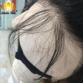 Aliafee Ombre Farve Dyb Bølge Paryk Malaysia Remy Hair Blonder Foran Menneskehår Parykker 150% Pre Plukket Med Baby Hår Til Sort Kvinder