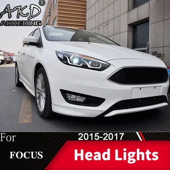 Hoved Lampe Til Bil Ford Focus-2017 Fokus 4 Forlygter, tågelygter Dag Kører Lys DRL H7 LED Bi-Xenon Pære Bil Tilbehør