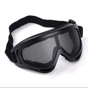 Offentlig Taktiske Airsoft Justerbar Beskyttelsesbriller, Maske Skudsikre CS Briller