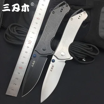 Sanrenmu 9015 12C27 Blade Folde Kniv udendørs camping jagt lomme køkken frugt knive Nytte EDC værktøjer Samling Gave