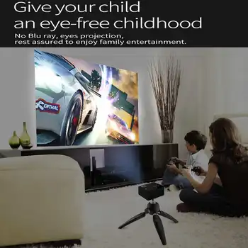 LED Mini Projektor HD Bærbare Cinema HDMI USB-AV LED Projektor Børns Gave Home Cinema Støtte Power Bank Oplader Til Hjemmet