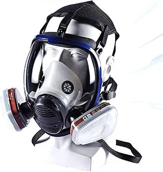 Åndedrætsværn Gasmaske Med Filter Beholder Almindeligt Anvendt Til Økologisk Gas Maling Spary Kemiske Luften Partikler, Støv Beskyttelse Gas Mask