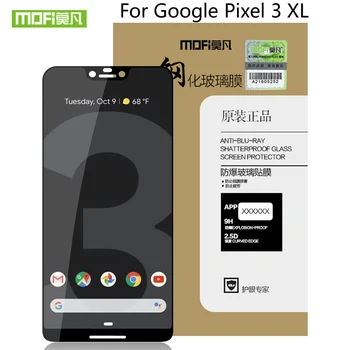 MOFi glas hærdet fuld dækning skærmbeskytter Til Google Pixel 3 XL glas plus beskyttelses film Til Google Pixel 3 telefon film