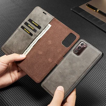 For Samsung Note 20 Ultra S9 S10 Plus A50 Magnetisk Flip Læder Card Case Til Galaxy S20 Note20 Ultra Note10 Plus S20+ A51 A71