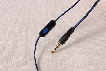 Mobiltelefon med hvede sport hovedtelefon wire in-ear flettet ledninger ledningen universal music subwoofer hovedtelefoner Til iphone, Samsung