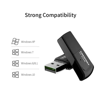 Mini Net-Kort, CF-WU825NV3 USB-WiFi-Adapter 300Mbps 2dBi Wi-Fi-adapter PC Wi-Fi Antenne til WiFi-Dongle USB-Ethernet-WiFi-Modtager