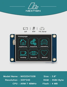 2.4 2.8 3.2 3.5 Tommer Nextion HMI Intelligent Smart USART SPI UART Touch TFT-LCD-Display Modul For Raspberry Pi 2 A+ B+ UNO MEGA