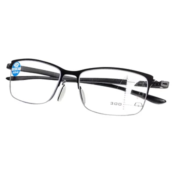 Progressive Briller Multifokal Læsning Briller Anti blå mænd Bifokale Intelligens dioptri briller