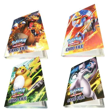 Spil Pokemon-Kort Album Bog 240Pcs Anime-Kortet Samlere Holder Lagt Liste Kapacitet Bindemiddel Mappe, Pokemons Legetøj til gaver Kid