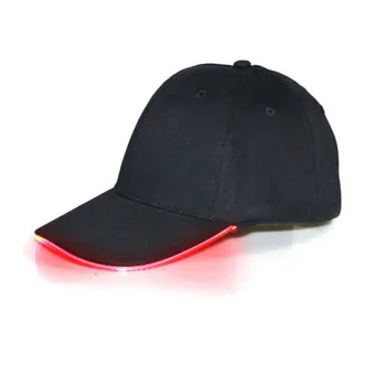 Stilfulde LED-Lys Op Baseball Caps Glødende Justerbar Hatte til Fest Hip-hop Kører
