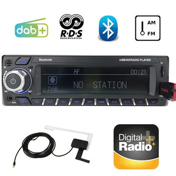 Digital Audio Broadcast MP3/WMA FM USB SD DAB+ Bil Bluetooth-Kortet Maskine 1 Din Bil Radio RDS LCD-Tv med Hands-Free 2018 Ny