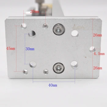 MISUMI XDTLS200 Z-aksen svalehale groove rullebord gear rack forskydning tabel kan bruges som aluminium til kamera