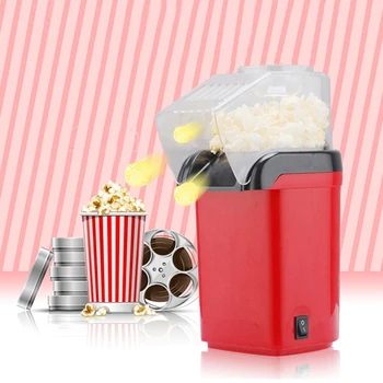 1200W 110V Mini Husstand Sund Varm Luft, Olie-Fri Popcorn Maker Machine Majs Popper Til Hjemmet Køkken