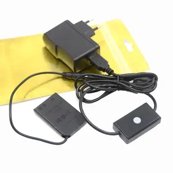 Power bank USB-kabel 4.2 V+EP-62A DC-Kobling, EN-EL5 DA EL5 dummy batteri+oplader til Nikon Coolpix 3700 4200 5200 5900 7900 P3 P4