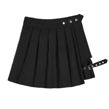 2020 nye sommer damer nederdel Harajuku gotisk sort sexet høj talje plisseret nederdel punk pige nederdel med shorts