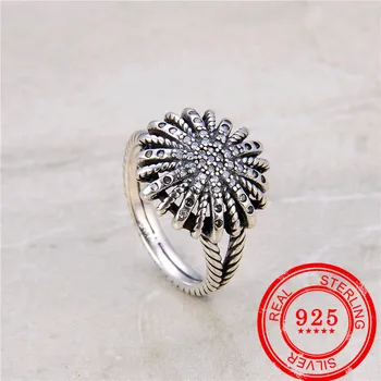 Sydkoreas nye Stil Damer 925 Sterling Sølv Ring Kvindelige Bryllup GiftFashion Sølv 925 Smykker