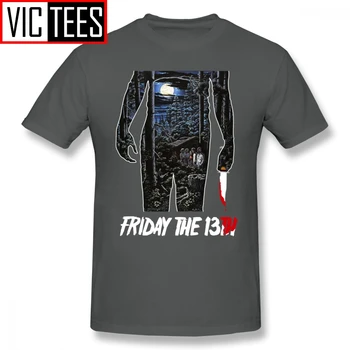 Mens Jason Voorhees T-Shirts fredag Den 13 Film Plakat og T-Shirt Print Bomuld t-Shirt Mand Mode Plus size t-shirt