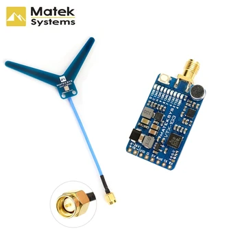Matek System Mateksys VRX-1G3 VTX-1G3 1,3 GHz FPV Video 2CH 9CH Sender 9CH Wid Band Modtager RC Drone Lang Række Beskyttelsesbriller