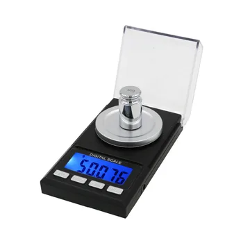 Digitale Høj Præcision Smykker Skala 50g 0.001 g LCD Display Elektronisk Lomme Vægt Diomand Balance skalaer 40% off