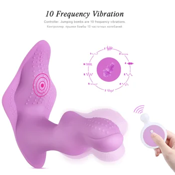 Nyeste Bærbare Dildoer, Vibratorer Massage Klitoris Stimulator Vibrerende Trusser Erotisk sexlegetøj til Kvinder Anal Vagina Masturbator